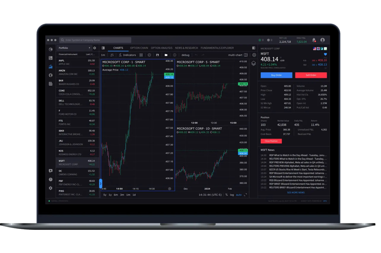 Valor Capital Interface