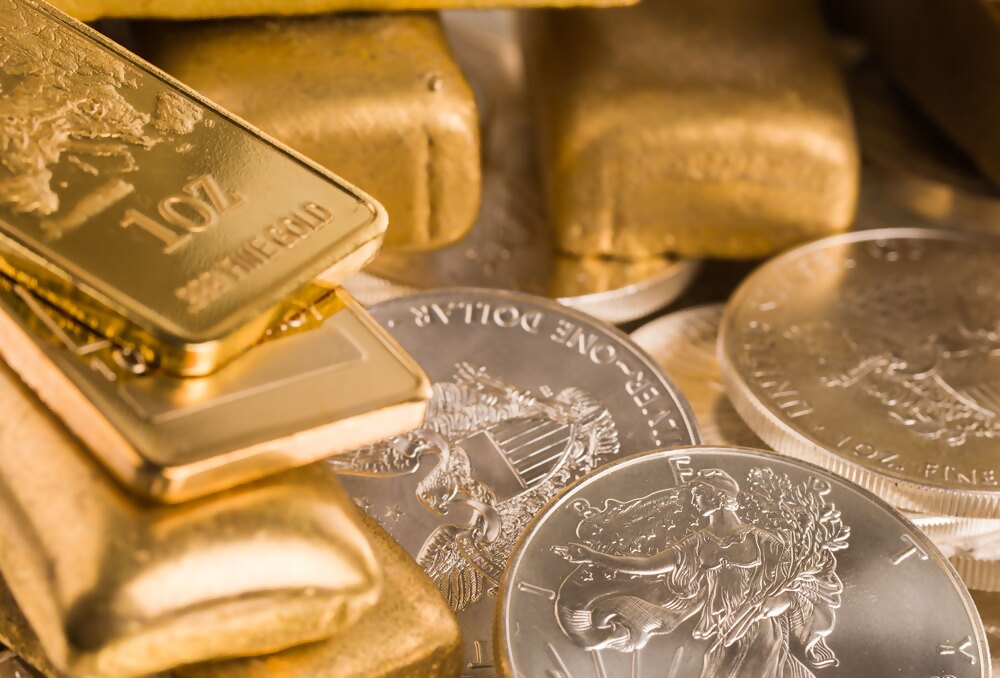 Gold and Silver coins