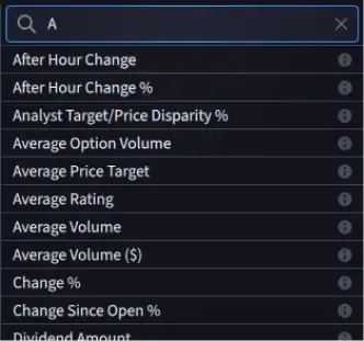 Búsqueda perfeccionada en el filtro de IBKR Desktop